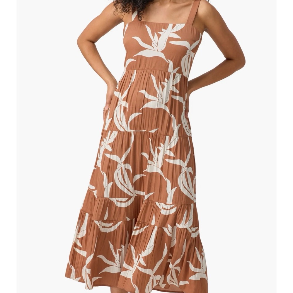 SANCTUARY Watching Sunset Floral Tiered Maxi Dress